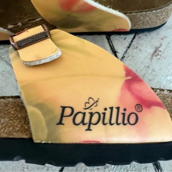 Papillio by Birkenstock Buckle Tie Dye Orange Sandals Size 39 Us 8.5 - Picture 11 of 13